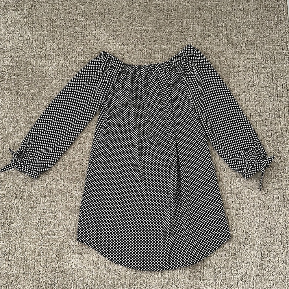 Express polka dot dress